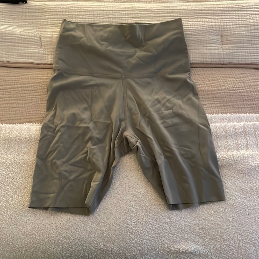 Green Nike Biker Shorts